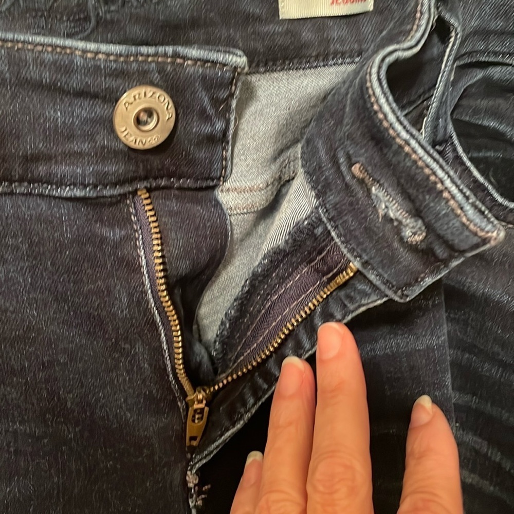 👖👖👖BOGOHO👖👖👖Arizona Jean Co. Dark Wash Jeans/Jeggings-Size 18 - Picture 7 of 10
